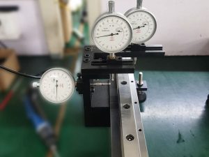 1 Assembly inspection of linear guide rail