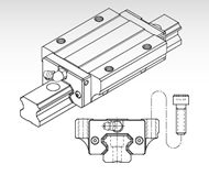 MSG-S PMI Linear Guideway MSG Series Wide Rail Type